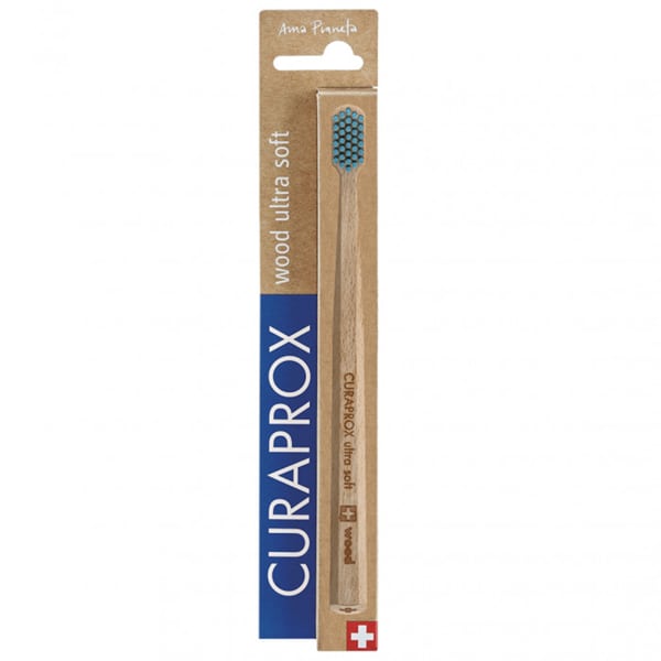 Curaprox Ama Pianeta Wood Ultra Soft 1 copë - blu