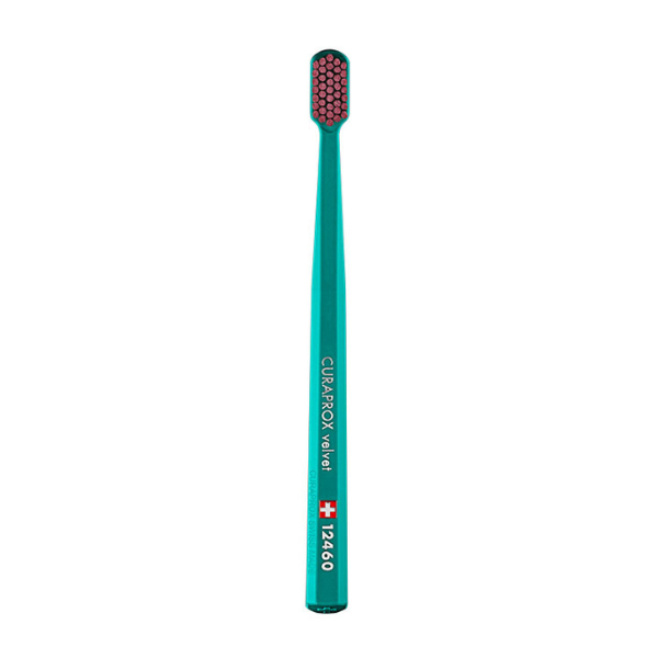 Curaprox Velvet 12460 Ultra Soft Toothbrush 1 copë - Pllakë e Gjelbër