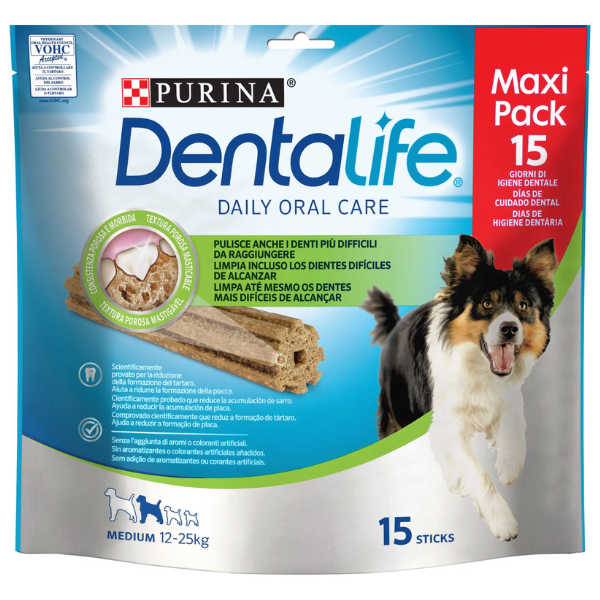 Purina Dentalife Daily Oral Care Snack Medium 12-15kg 15 copë