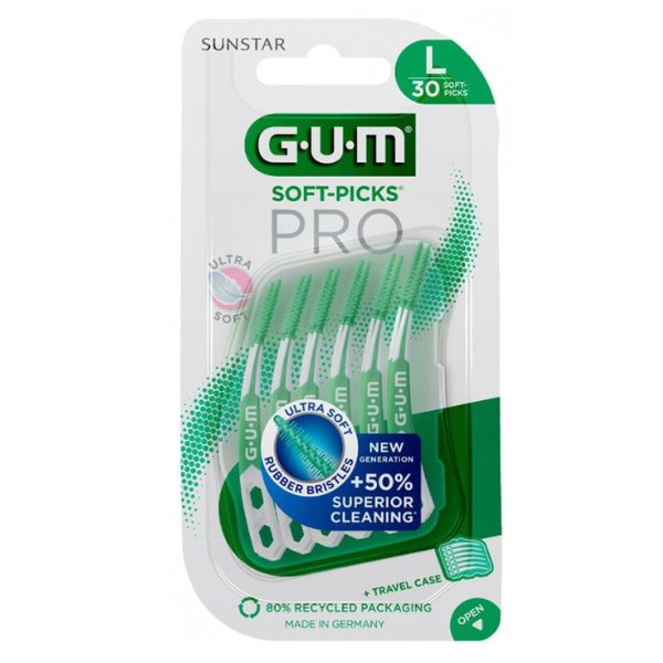Gum Soft Picks Pro Interdental Cleaners Large 30 copë