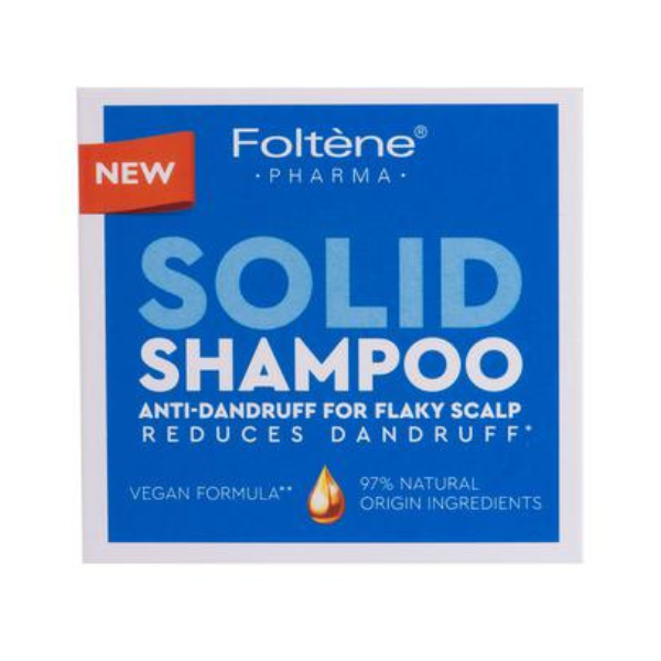 Foltene Pharma Anti-Dandruff Solid Shampoo for Flaky Scalp Vegan Formula 75g