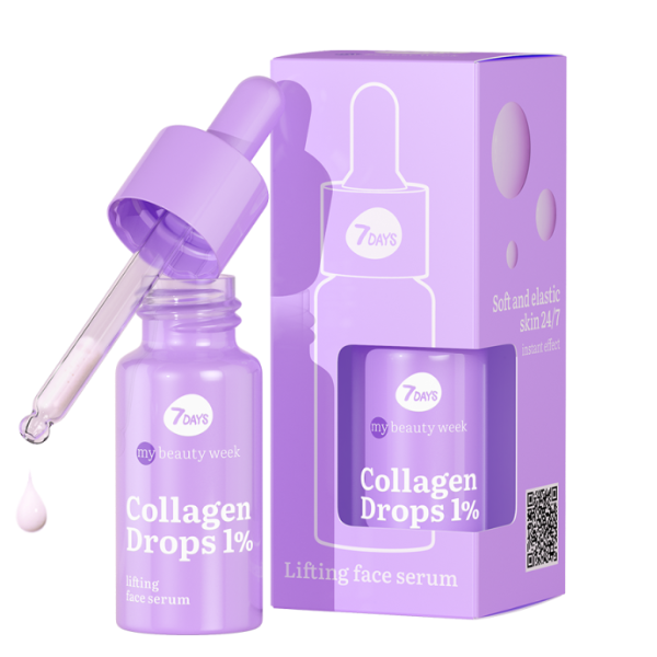 7DAYS MY BEAUTY WEEK COLLAGEN DROPS 1% Lifting Face Serum 20 ml