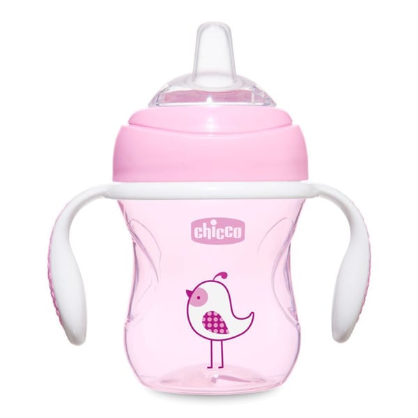 Chicco Silicone Spout Transition Cup 4m+ 200ml - Zog Rozë