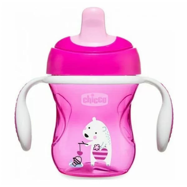 Chicco Training Cup 6m+ 200ml - Rozë