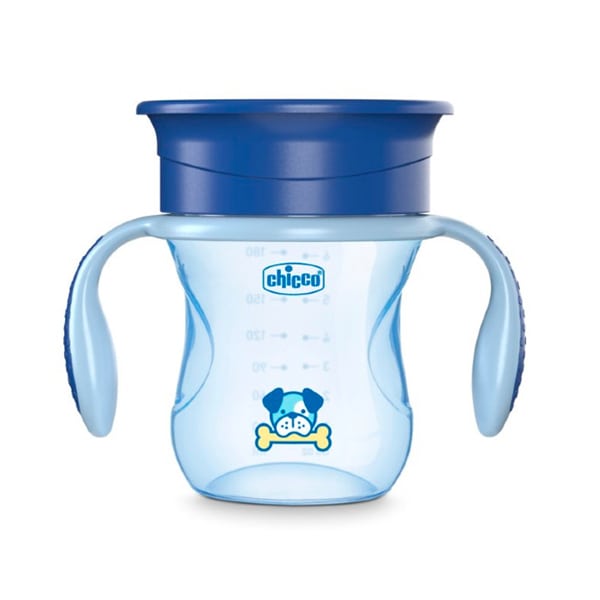 Chicco Perfect Cup 12m+ Cup Converts to Regular Cup 200ml - Qen Blu