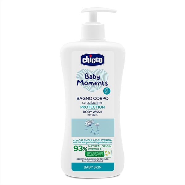 Chicco Baby Moments Protection Body Wash No Tears 0m+ 500 ml