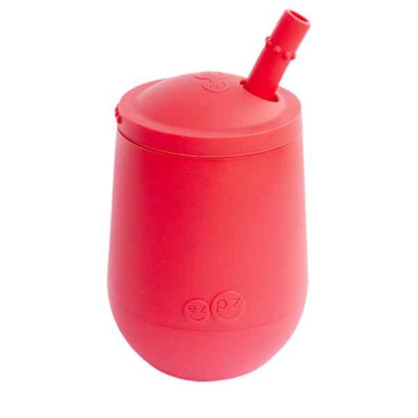 Ezpz Trainer Mini Cup with Straw 1 copë - Koral
