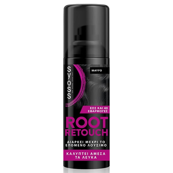 Syoss Root Retouch Spray Temporary Color Black 120 ml