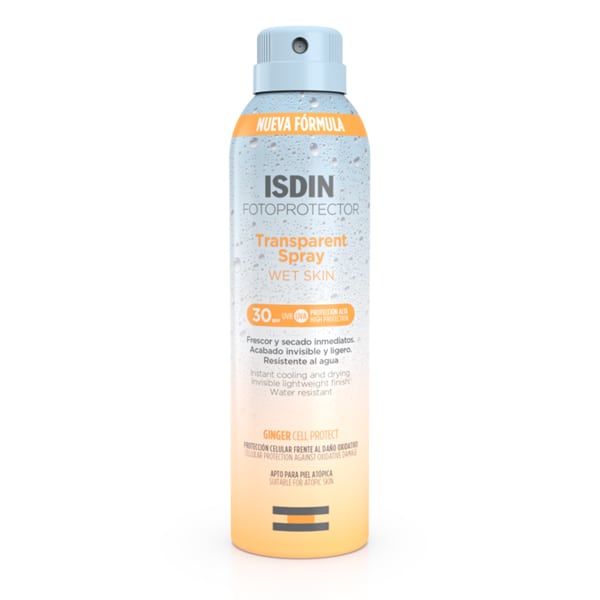 Isdin Fotoprotector Transparent Spray Wet Skin SPF30 250 ml