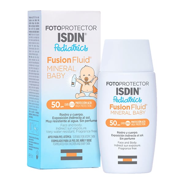 ISDIN Fotoprotector Pediatrics Fusion Fluid Mineral Baby SPF50 6m+ 50 ml