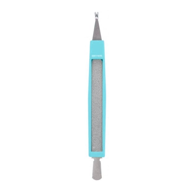 Beter Cuticle Cutter with Cuticle Pusher & File (24.018) 1 copë - Blu e çelët