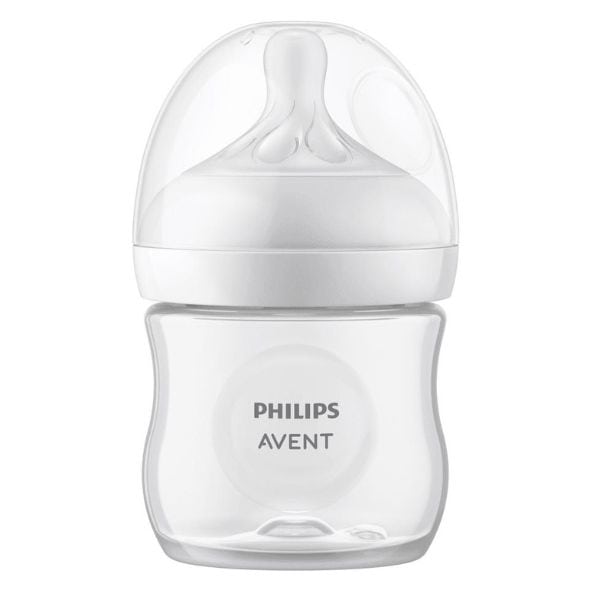 Philips Avent Natural Response Plastic Baby Bottle 0m+ (SCY900/01) 125 ml