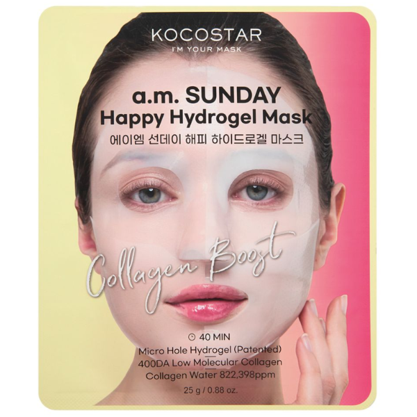 Kocostar a.m. Sunday Happy Hydrogel Mask 25g