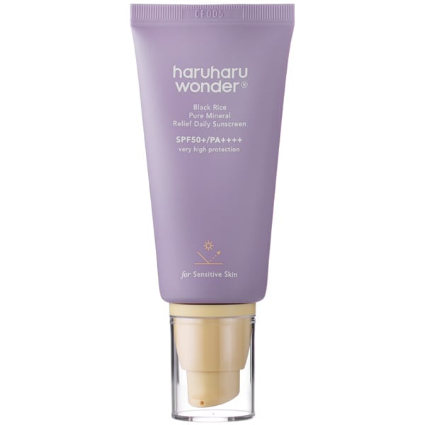 Haruharu Wonder Black Rice Pure Mineral Relief Daily Sunscreen SPF 50+ 50 ml