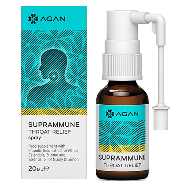 Agan Suprammune Throat Relief Spray 20 ml