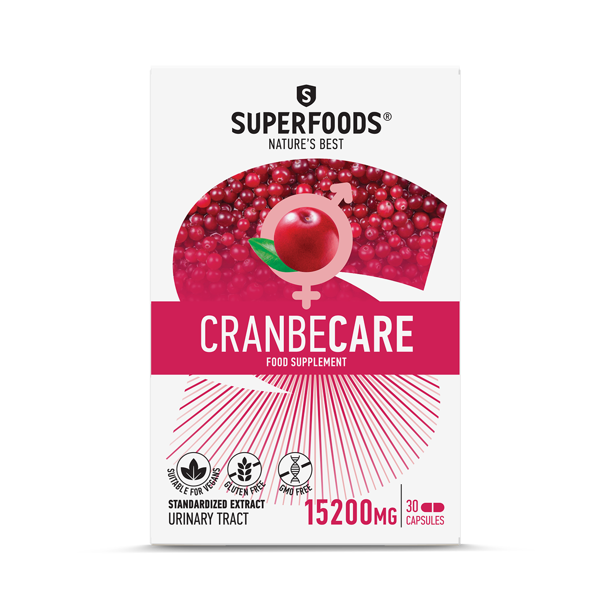 Superfoods Cranbecare 15200mg 30 kapsula