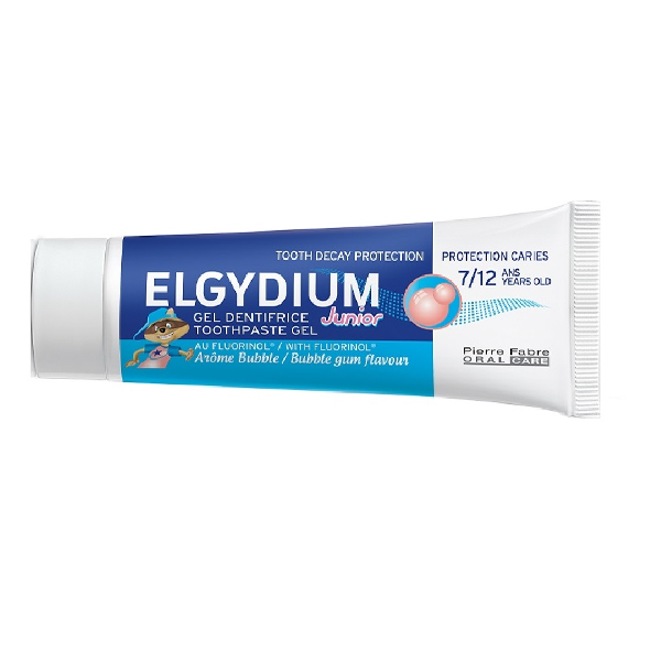 Elgydium Junior Toothpaste with Bubble Gum Flavor 50 ml