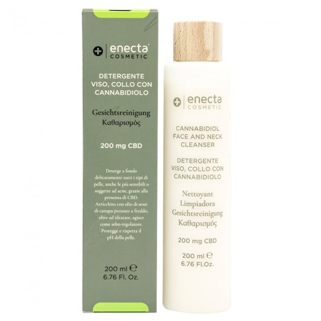 Enecta Cannabidiol Face & Neck Cleanser (200mg CBD) 200 ml