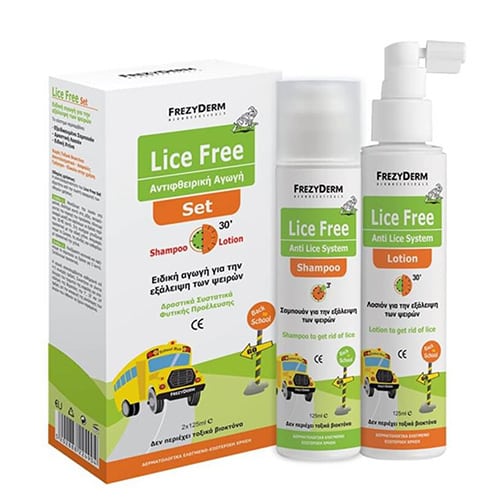 Frezyderm Lice Free Set Shampoo & Lotion 2x125ml