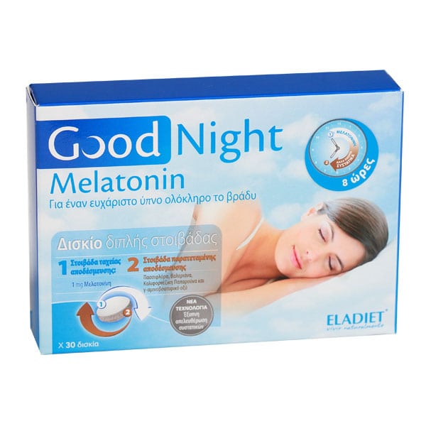 Eladiet Good Night Melatonin for Insomnia 30tableta