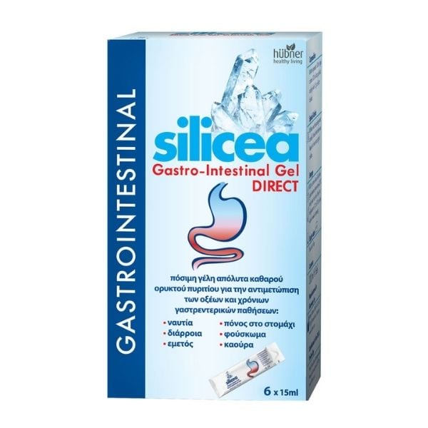 Hubner Silicea Gastro-Intestinal Gel Direct 6 x 15ml