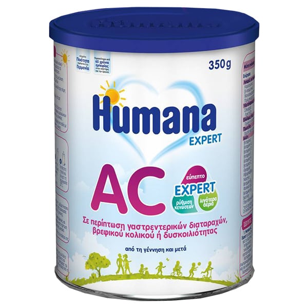 Humana AC Expert Infant Formula Against Colics & Constipation 0m+ 350gr
