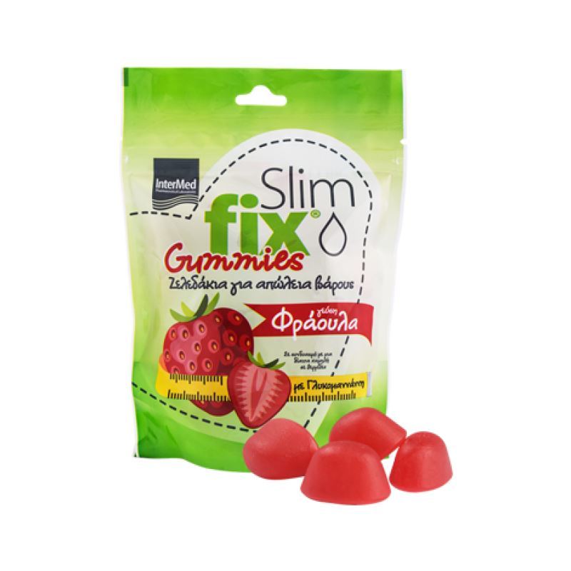 Intermed Slim Fix Gummies 500mg Strawberry 42 karamele