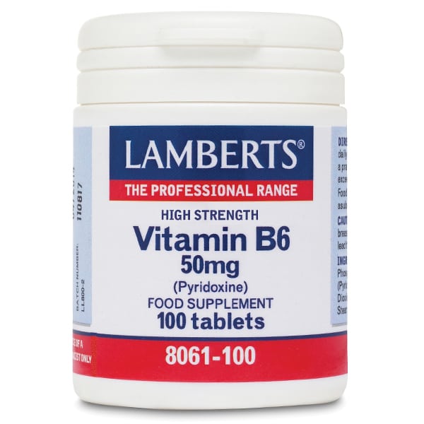 Lamberts Vitamin B6 50mg 100 tableta