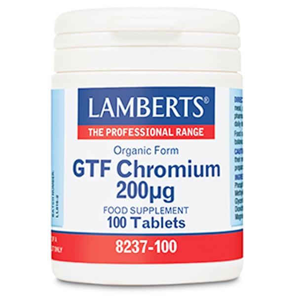 Lamberts GTF Chromium 200 μg 100 tableta