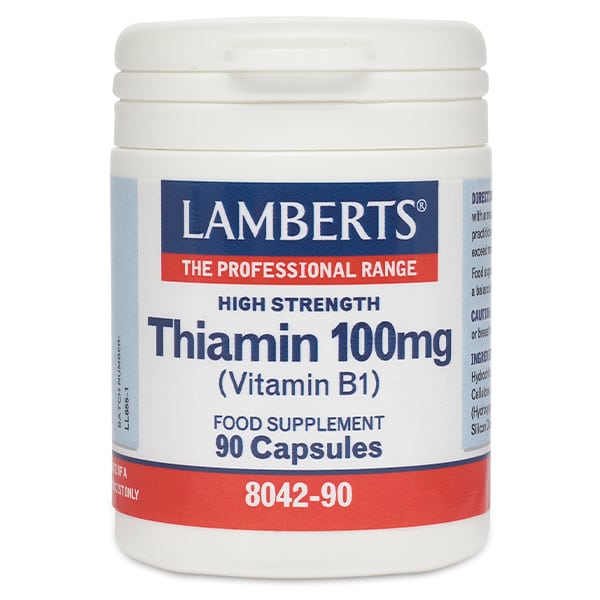 Lamberts Thiamin 100mg (Vitamin B1) 90 ndeshje