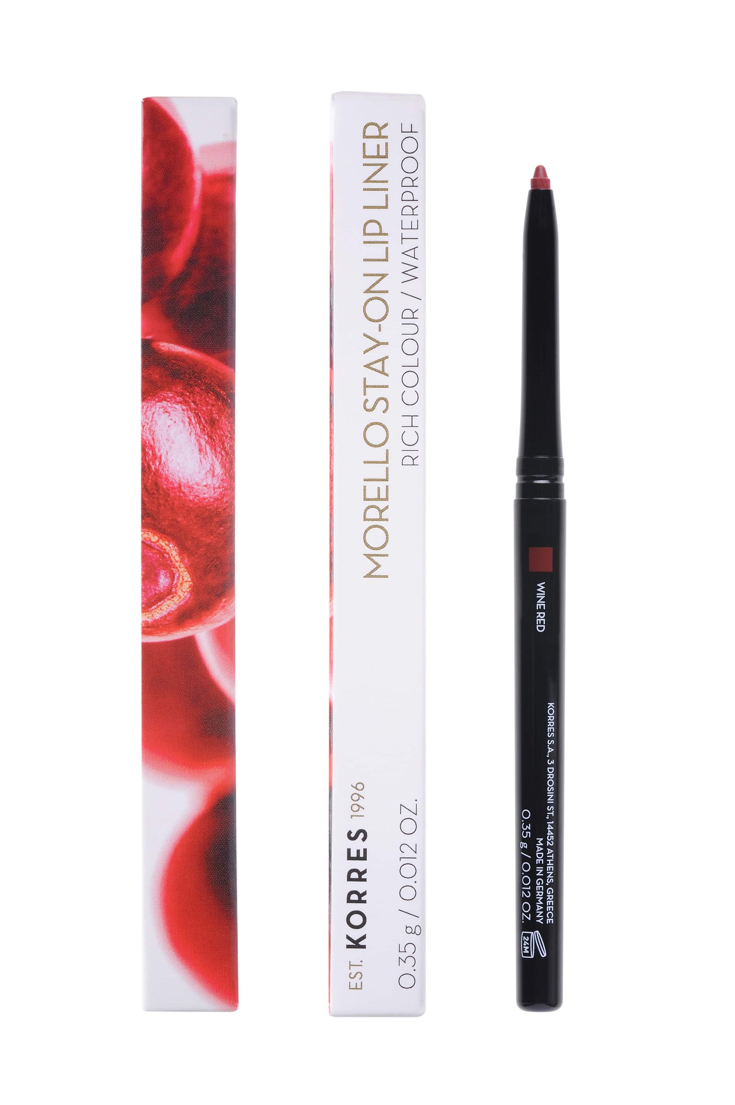 Korres Morello Stay-On Lip Liner 03 Wine Red 0.35g