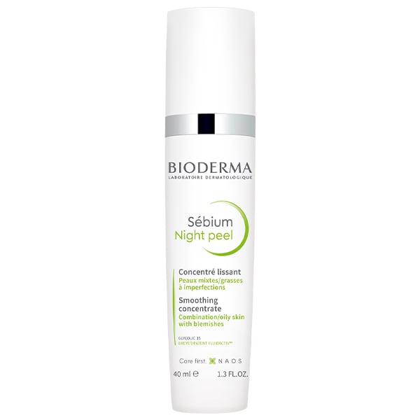 Bioderma Sebium Night Peel Smoothing Concentrate for Combination/Oily Skin with Blemishes 40 ml