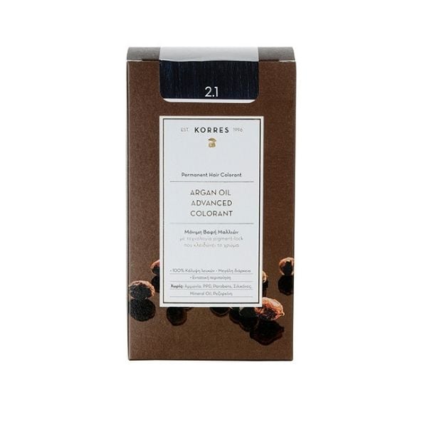 Korres Argan Oil Advanced Colorant 2.1 Blue Black 50 ml