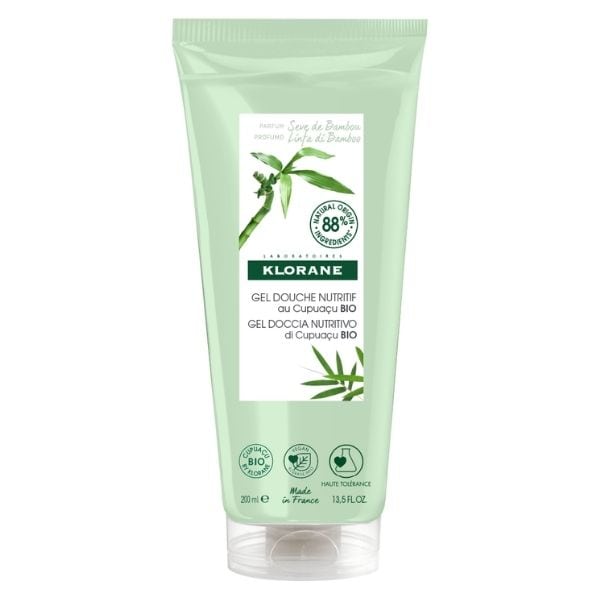 Klorane Nourishing Shower Gel with Organic Cupuacu Butter & Bamboo Sap 200 ml