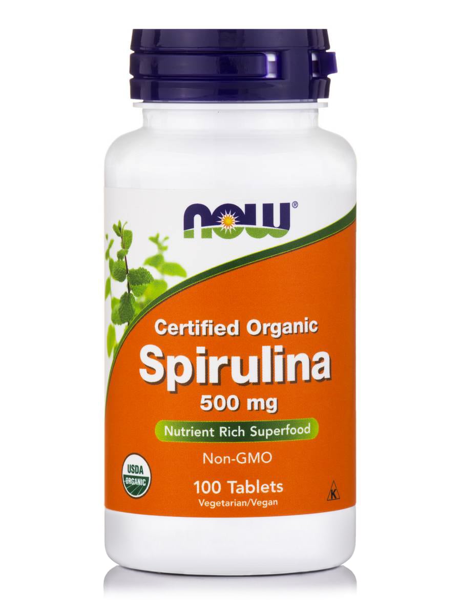 Now Foods Spirulina 500mg 100tableta