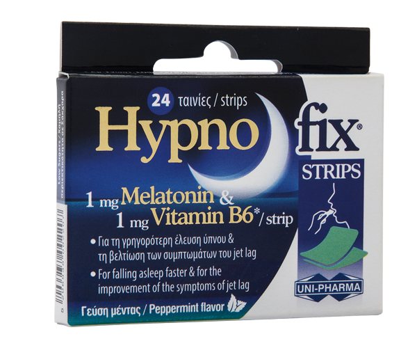 Uni-Pharma Hypno Fix Strips 24 shirita