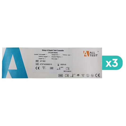 3x All Test Strep A Rapid Test Cassette  3x1 copë