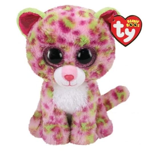 TY Beanie Boos Plush Toy 15cm  1 copë - Rozë Leopardi