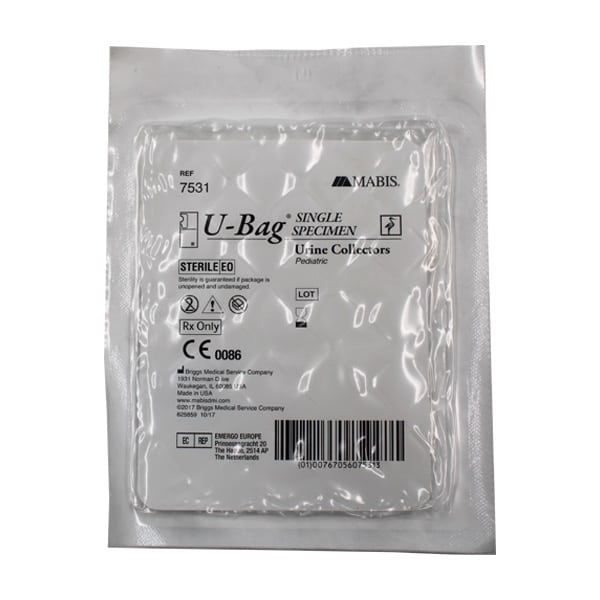 Mabis U-Bag Pediatric Urine Collection Bag (7531)  1 copë