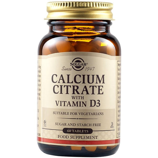 Solgar Calcium Citrate with Vitamin D3  60 tableta