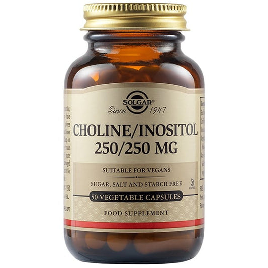 Solgar Choline/Inositol 250/250mg  50 kapsula vegjetariane