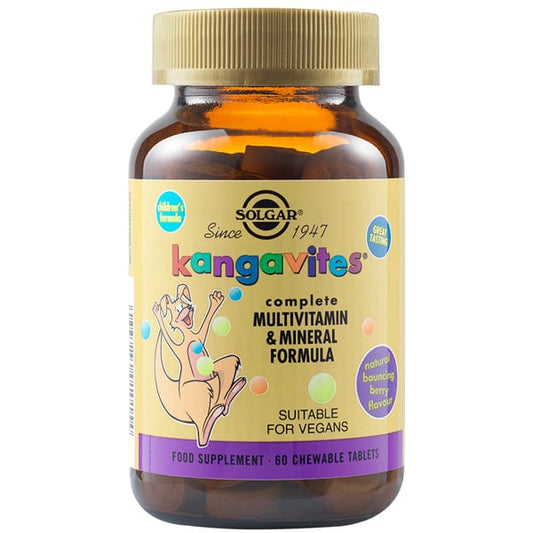 Solgar Kangavites Complete Multivitamin & Mineral Formula  60 tableta përtypëse