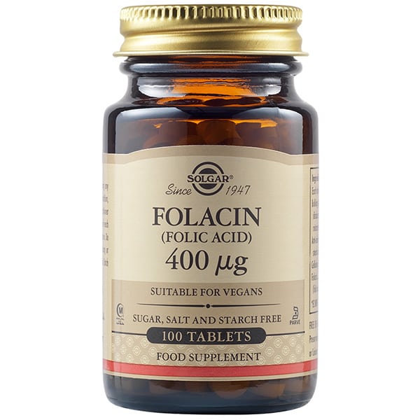 Solgar Folacin (Folic Acid) 400 μg 100 tableta