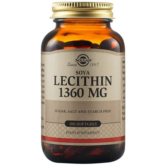 Solgar Lecithin 1360mg  100 kapsula të buta