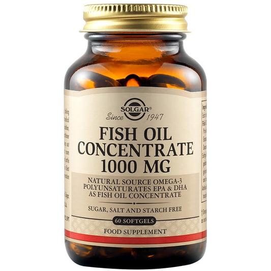 Solgar Fish Oil Concentrate 1000mg  60 kapsula të buta