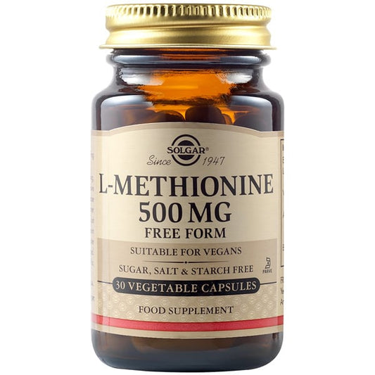 Solgar L-Methionine 500mg  30 kapsula vegjetariane