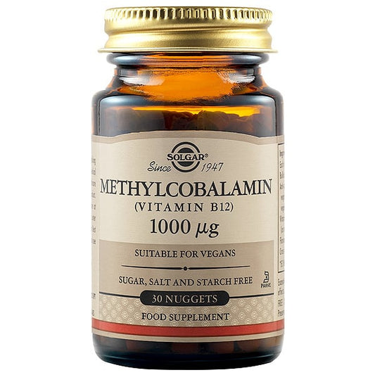 Solgar Methylcobalamin (Vitamin B12) 1000 μg 30 copëza