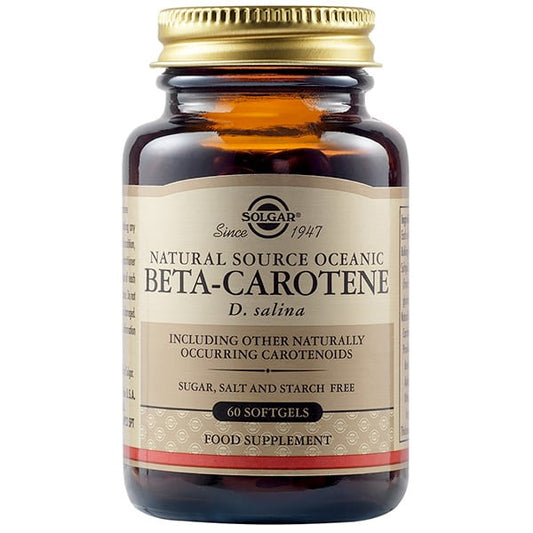 Solgar Natural Source Oceanic Beta Carotene  60 kapsula të buta