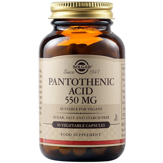 Solgar Pantothenic Acid (B5) 550mg  50 kapsula vegjetariane
