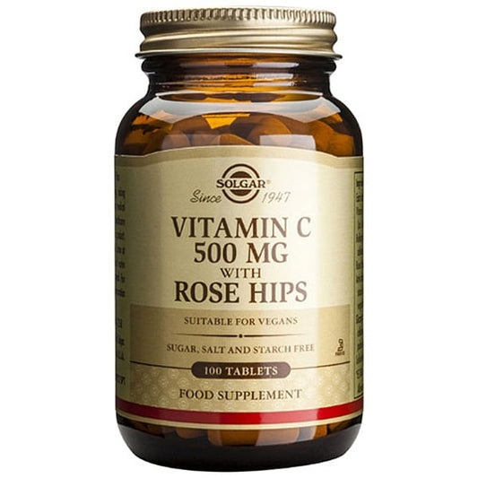 Solgar Vitamin C 500mg with Rose Hips  100 tableta